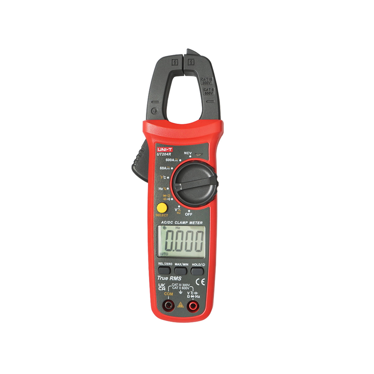 Digital clamp meter, UT204R ammeter with 8 functions, max 600V, 600A UNI-T